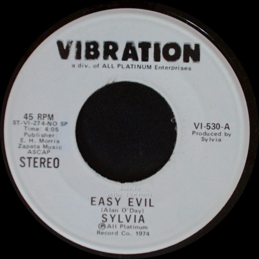 Sylvia - Easy Evil / Easy Evil side A