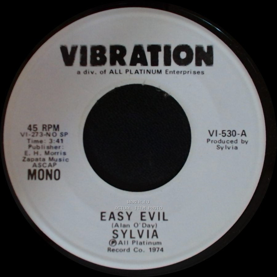 Sylvia - Easy Evil / Easy Evil side B