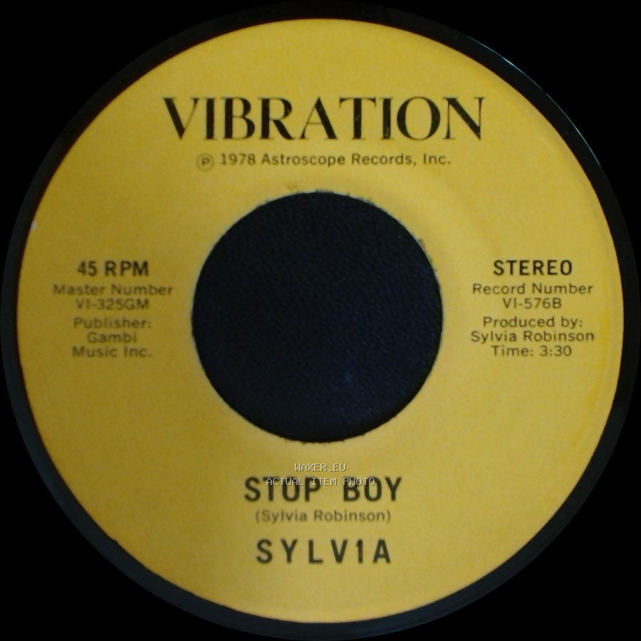 Sylvia - Stop Boy / Automatic Lover side A