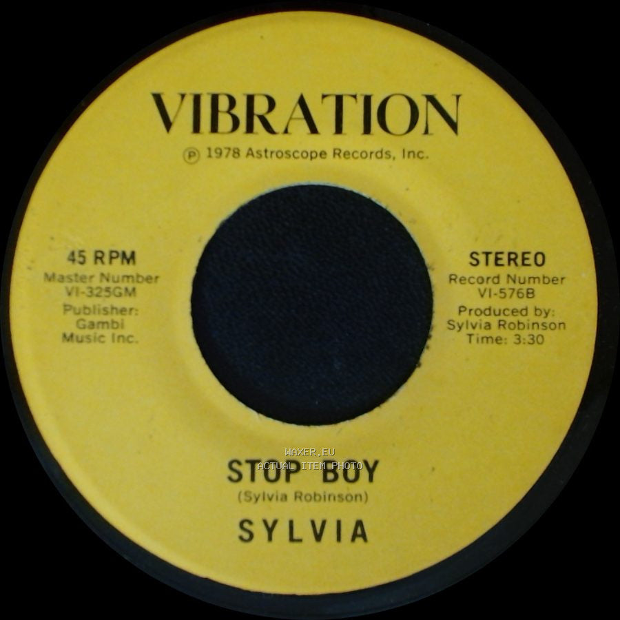 Sylvia - Stop Boy / Automatic Lover side A