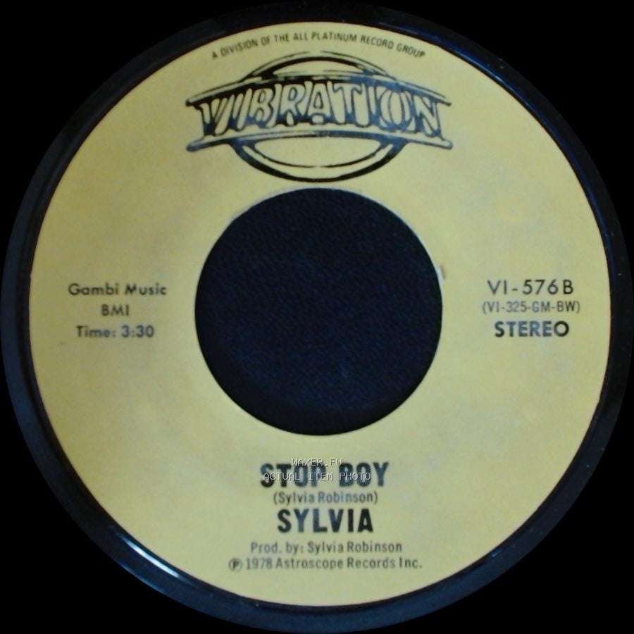 Sylvia - Stop Boy / Automatic Lover side A