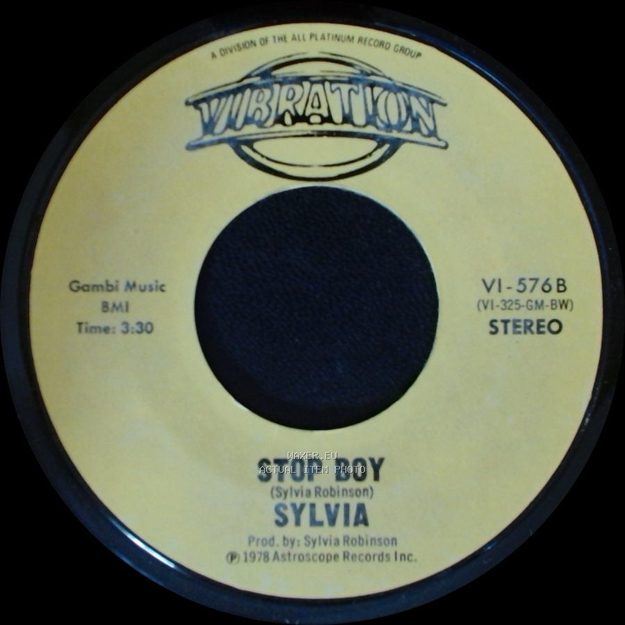 Sylvia - Stop Boy / Automatic Lover side A