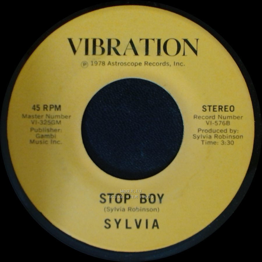 Sylvia - Stop Boy / Automatic Lover side A