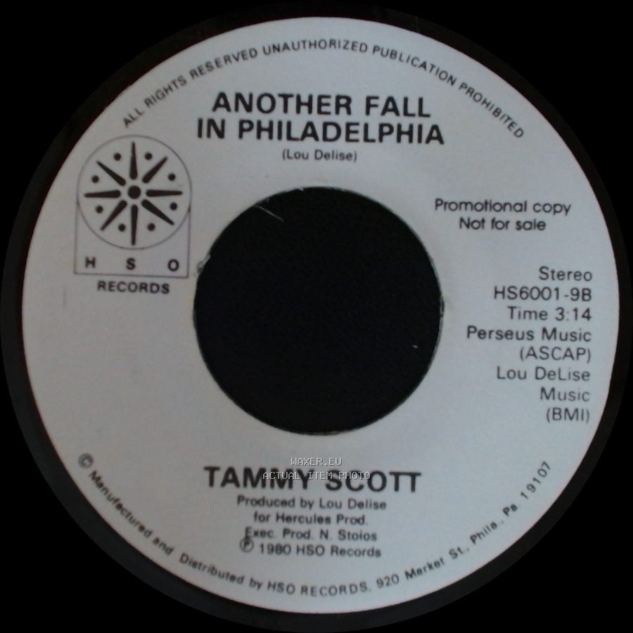 Tammy Scott - Another Fall In Philadelphia / House Of The Rising Sun side B