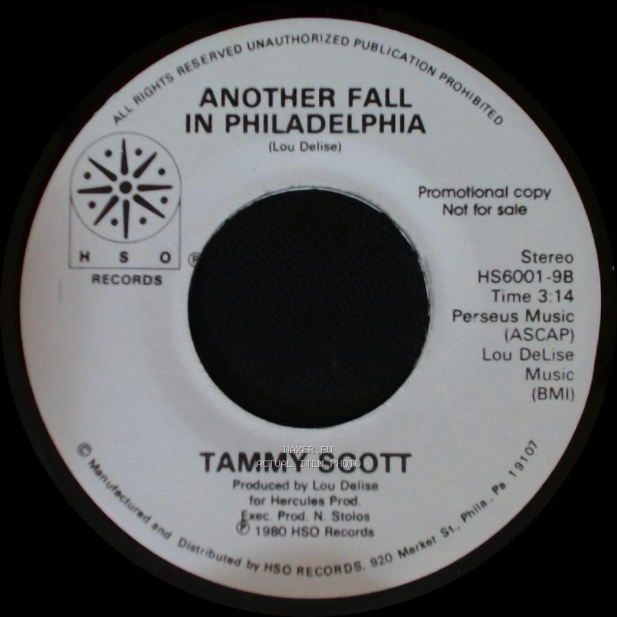 Tammy Scott - Another Fall In Philadelphia / House Of The Rising Sun side A