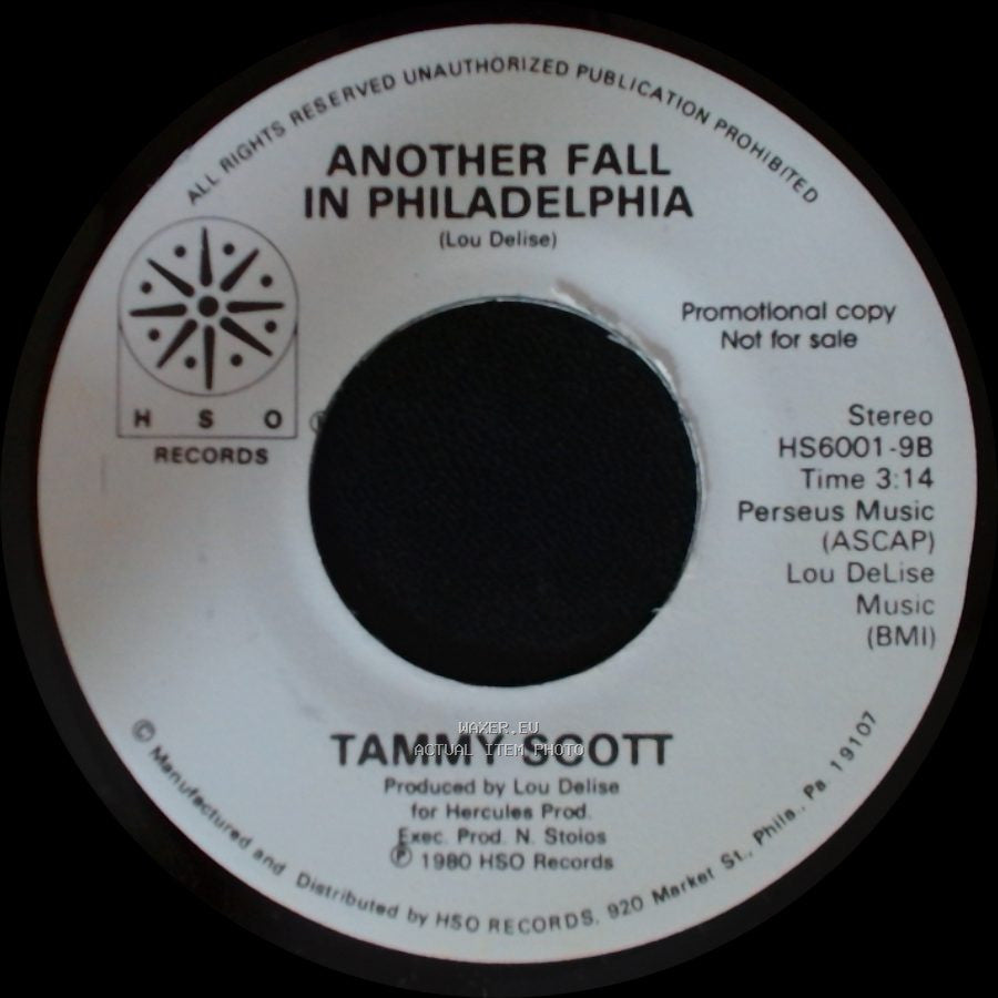Tammy Scott - Another Fall In Philadelphia / House Of The Rising Sun side A
