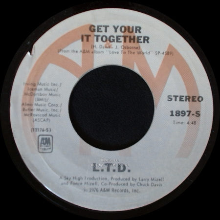 L.T.D. - Get Your It Together / Love To The World side A