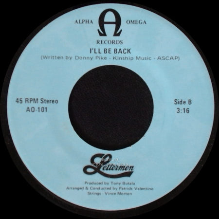 Lettermen - What I Did For Love (From "A Chorus Line") / I'll Be Back side B