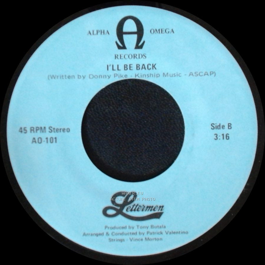 Lettermen - What I Did For Love (From "A Chorus Line") / I'll Be Back side B