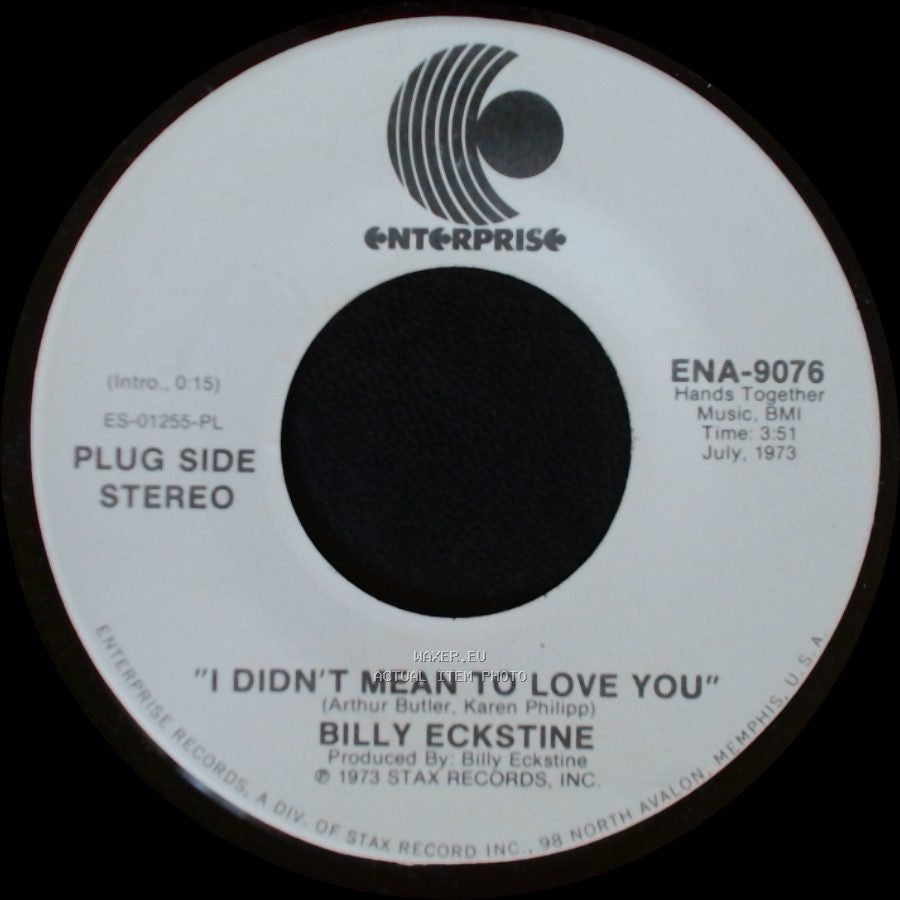 Billy Eckstine - I Didn't Mean To Love You / I Didn't Mean To Love You side A