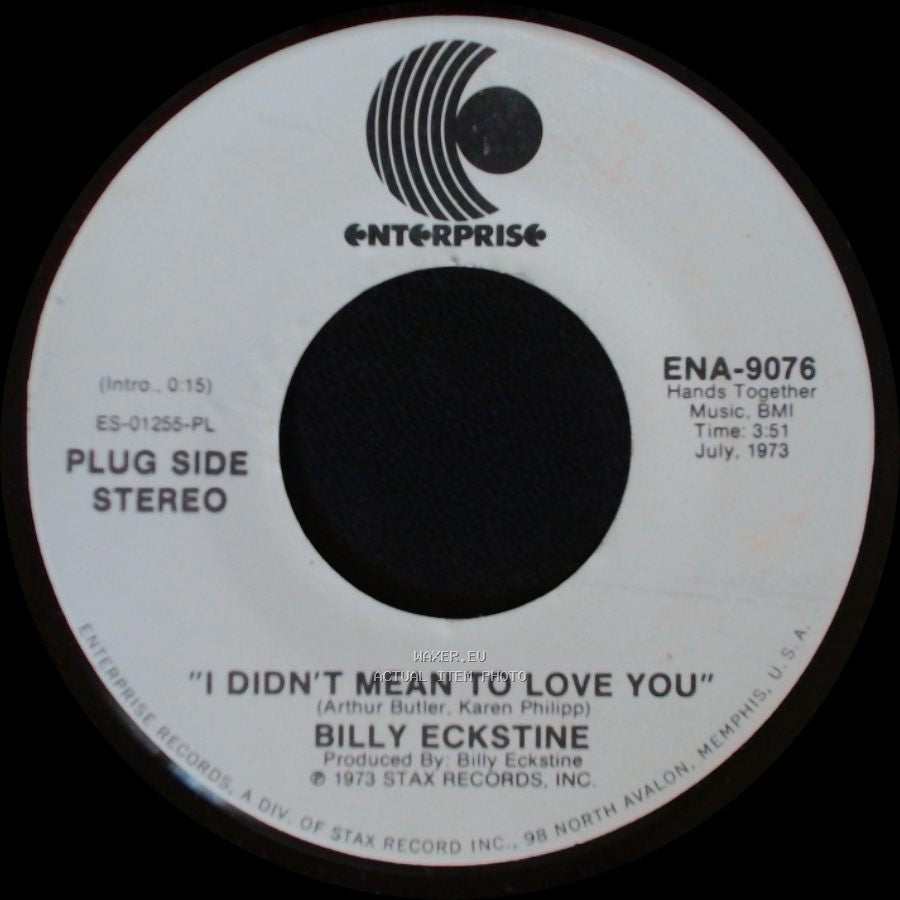 Billy Eckstine - I Didn't Mean To Love You / I Didn't Mean To Love You side B