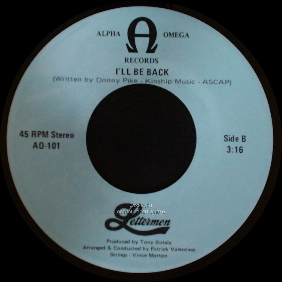 Lettermen - What I Did For Love (From "A Chorus Line") / I'll Be Back side B