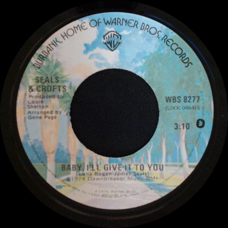 Seals & Crofts - Advance Guards / Baby I'll Give It To You side B