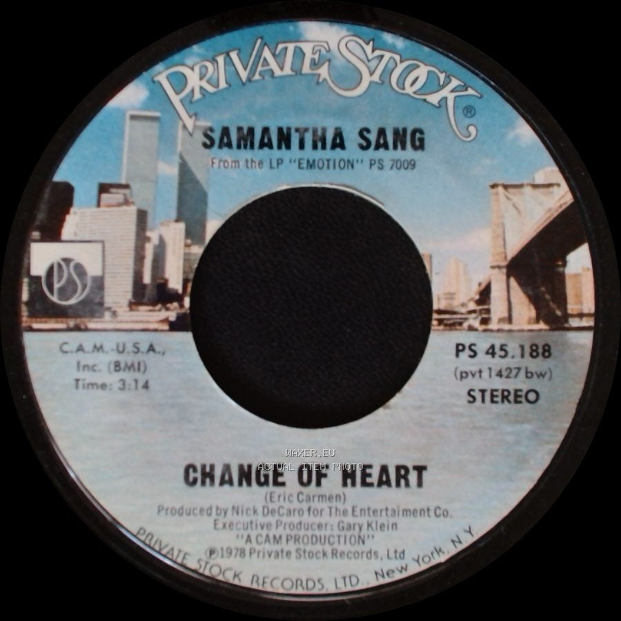 Samantha Sang - Change Of Heart / You Keep Me Dancing side B