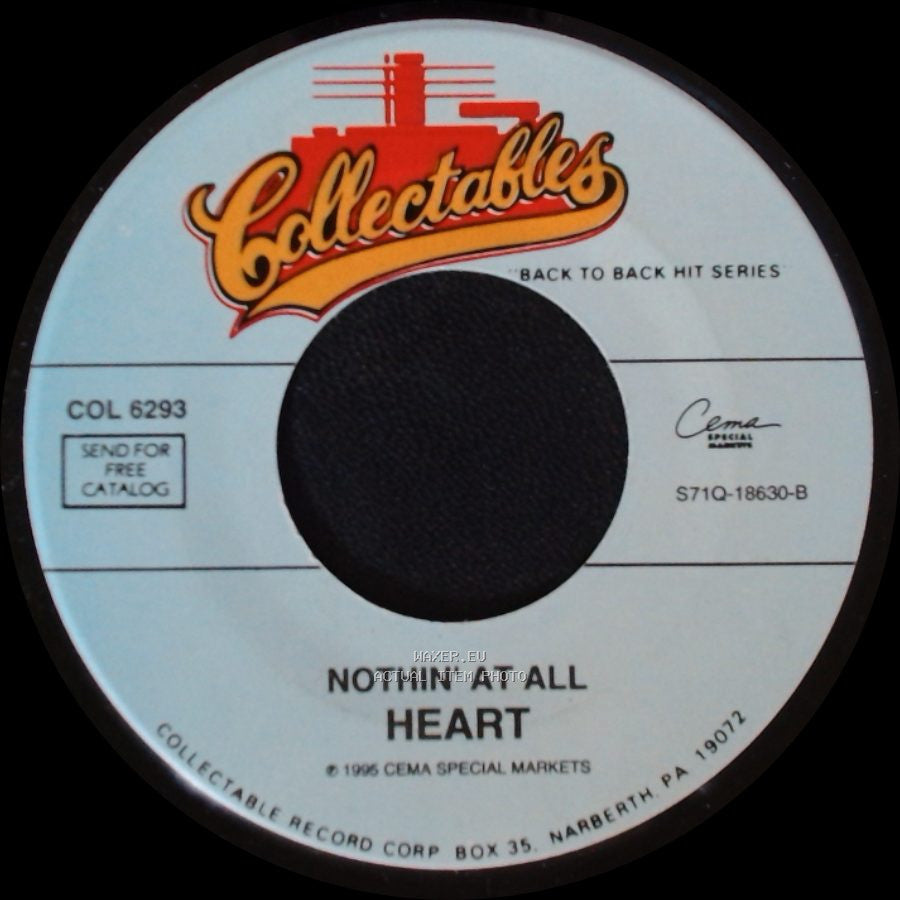 Heart - Nothin' At All / Never side A