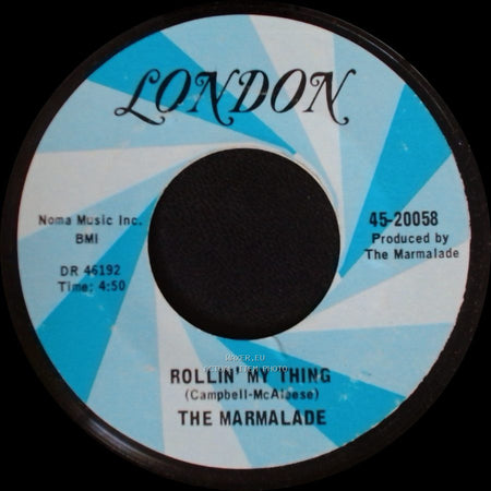 The Marmalade - Rollin' My Thing / Reflections Of My Life side A