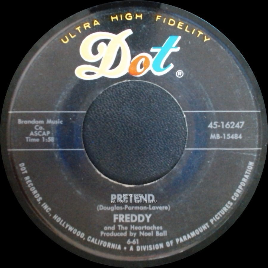 Freddy And The Heartaches - Mule Train / Pretend side B