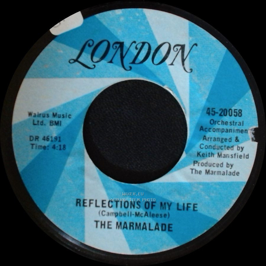The Marmalade - Rollin' My Thing / Reflections Of My Life side B