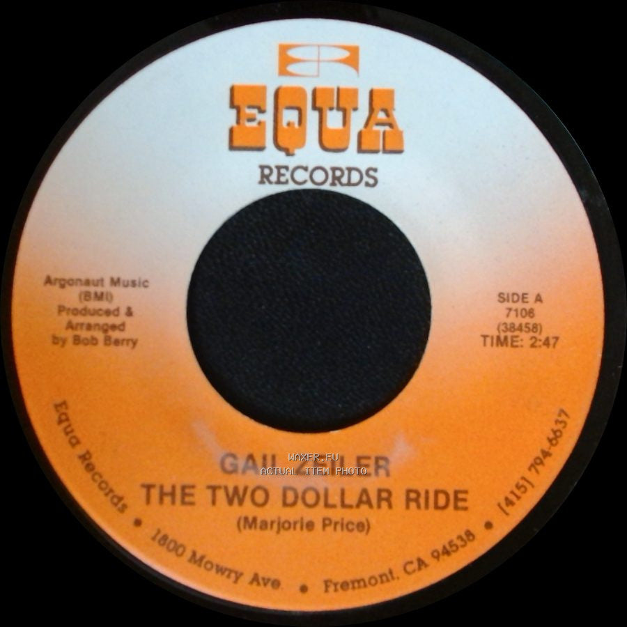 Gail Zeiler - The Two Dollar Ride / Almost Gone side A