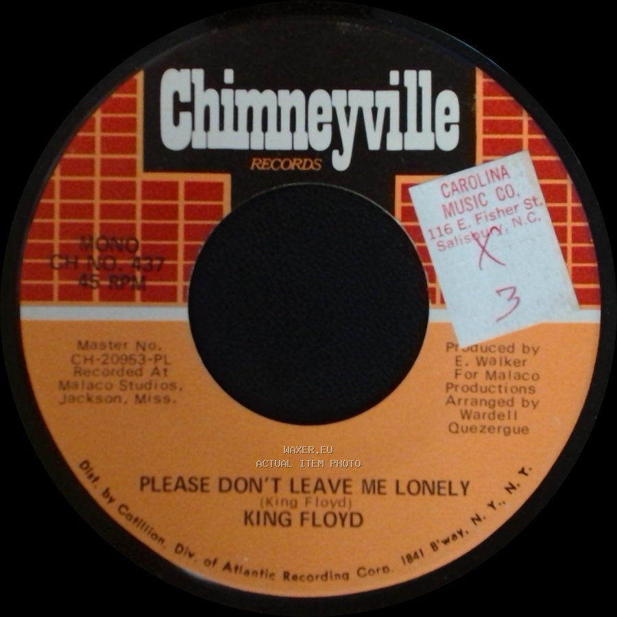 King Floyd - Please Don't Leave Me Lonely / Baby Let Me Kiss You side A