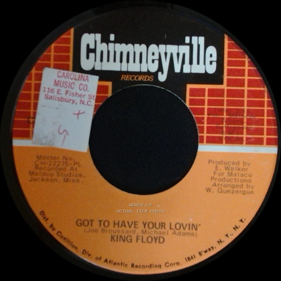 King Floyd - Let Us Be / Got To Have Your Lovin' side B