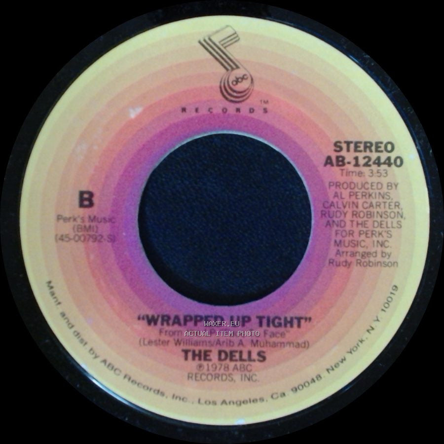 The Dells - (You Bring Out) The Best In Me / Wrapped Up Tight side B