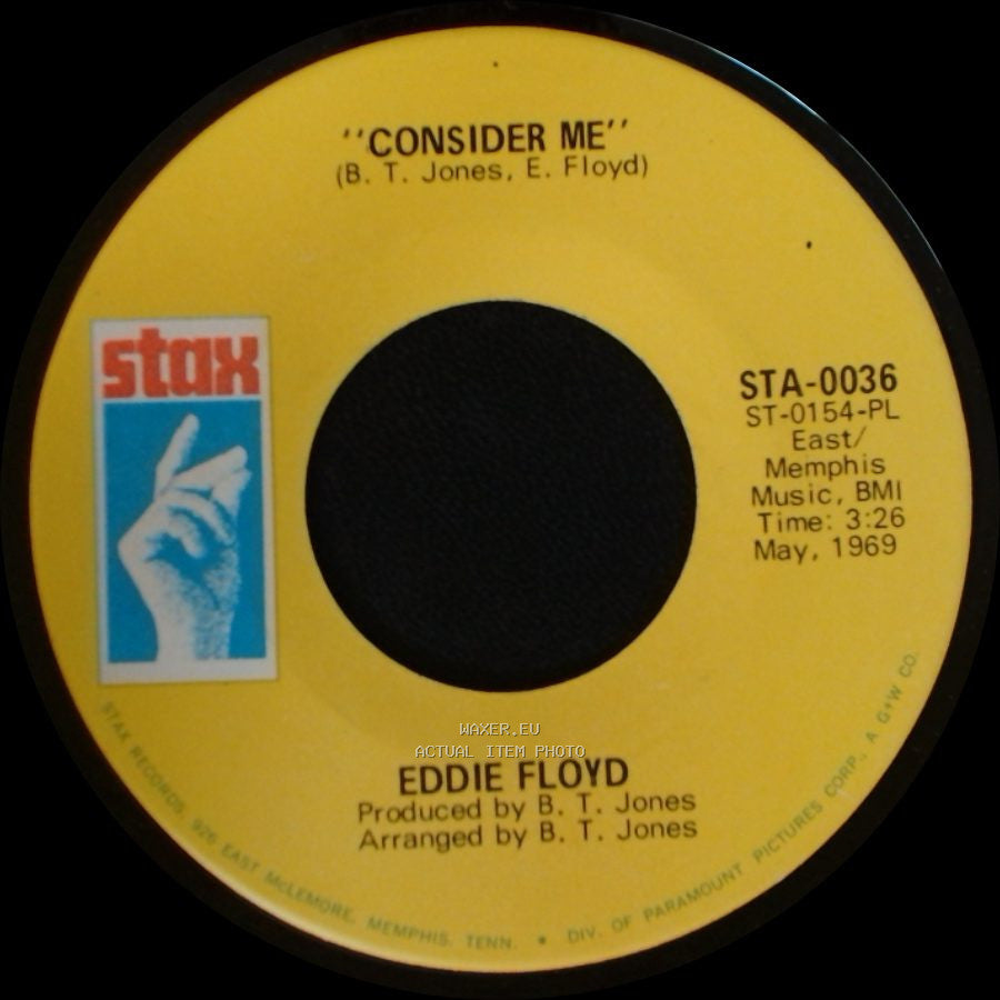 Eddie Floyd - Don't Tell Your Mama (Where You've Been) / Consider Me side B