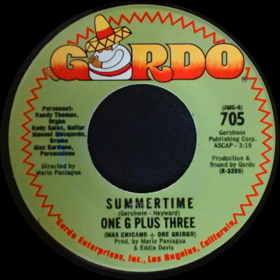 One 6 Plus Three - Summertime / Poquito Soul side B