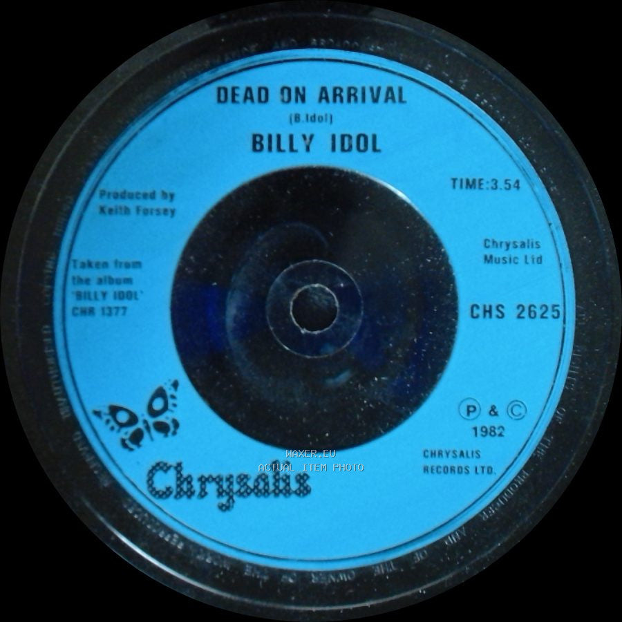 Billy Idol - Hot In The City / Dead On Arrival side B