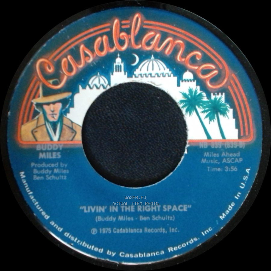 Buddy Miles - Livin' In The Right Space / Rockin' And Rollin' On The Streets Of Hollywood side A
