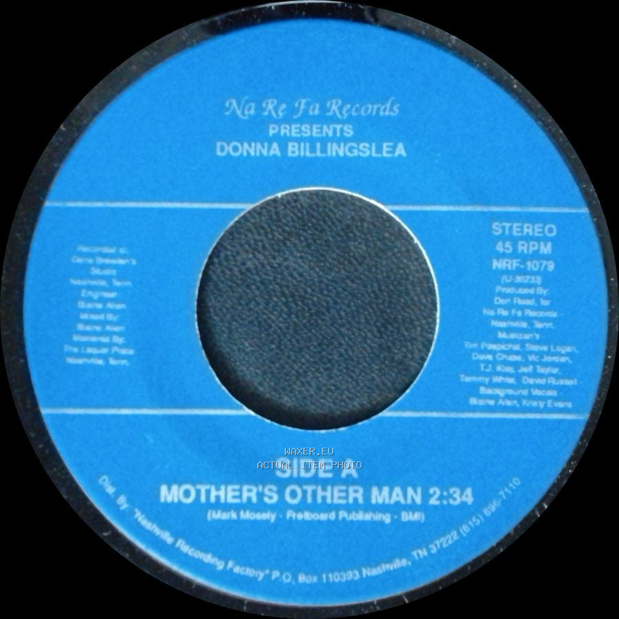 Donna Billingslea - Mother's Other Man / Unknown Title B side A