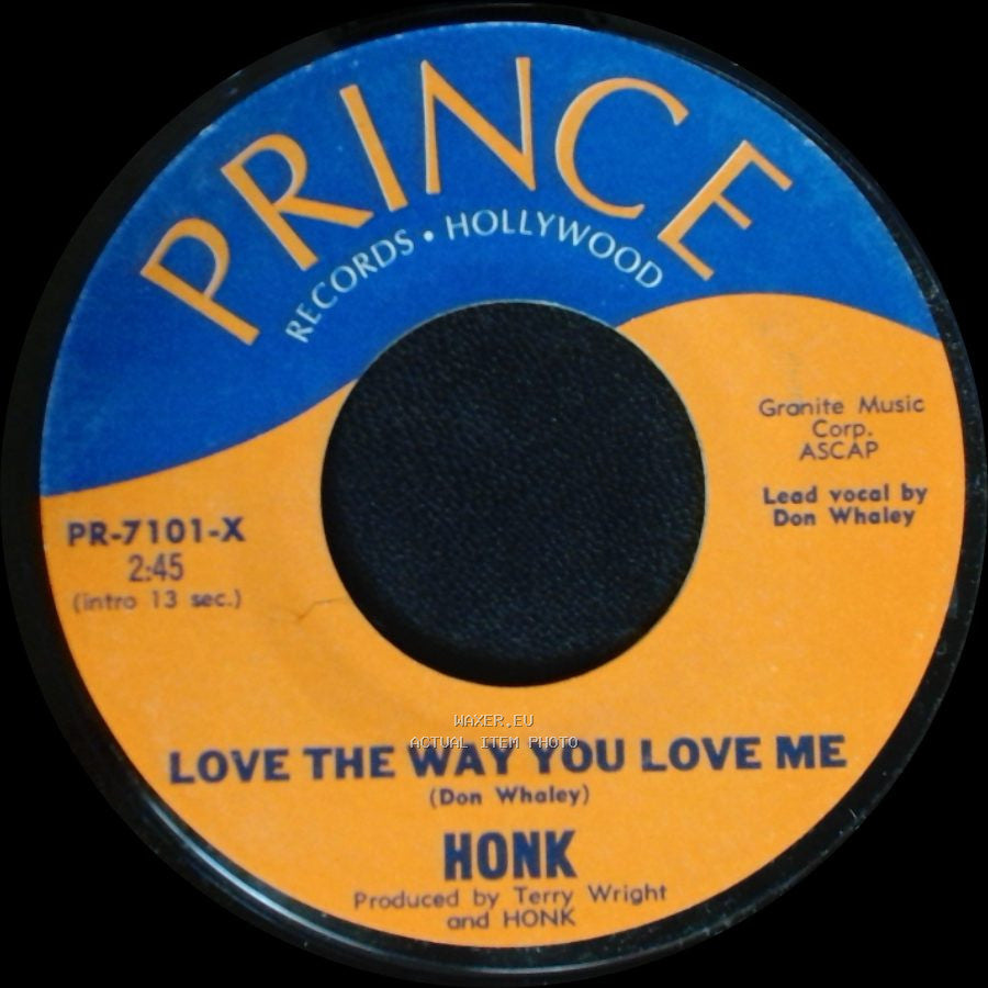Honk - Love The Way You Love Me / Don't Let Your Goodbye Stand side A