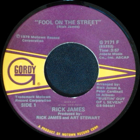 Rick James - Fool On The Street / Jefferson Ball side A
