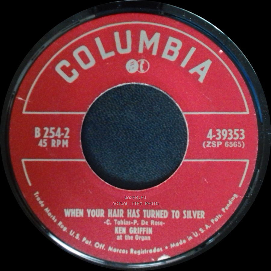 Ken Griffin - Let Me Call You Sweetheart / When Your Hair Has Turned To Silver side B