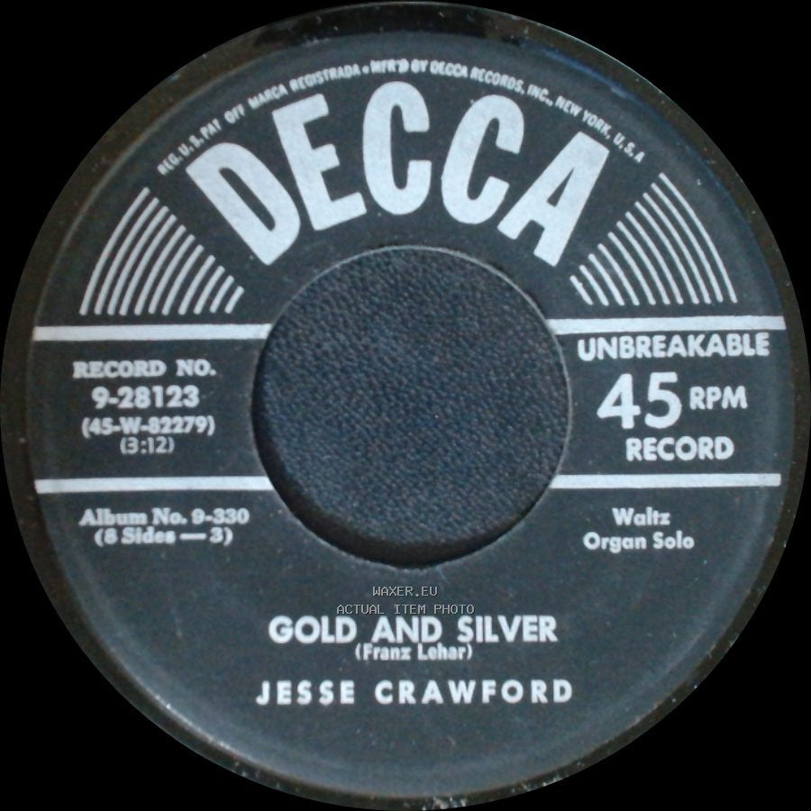 Jesse Crawford - Gold And Silver / Waltz Dream side A