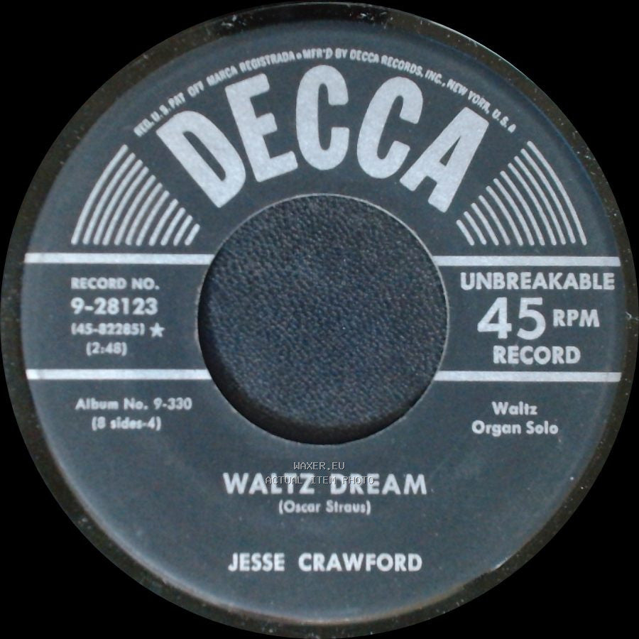 Jesse Crawford - Gold And Silver / Waltz Dream side B