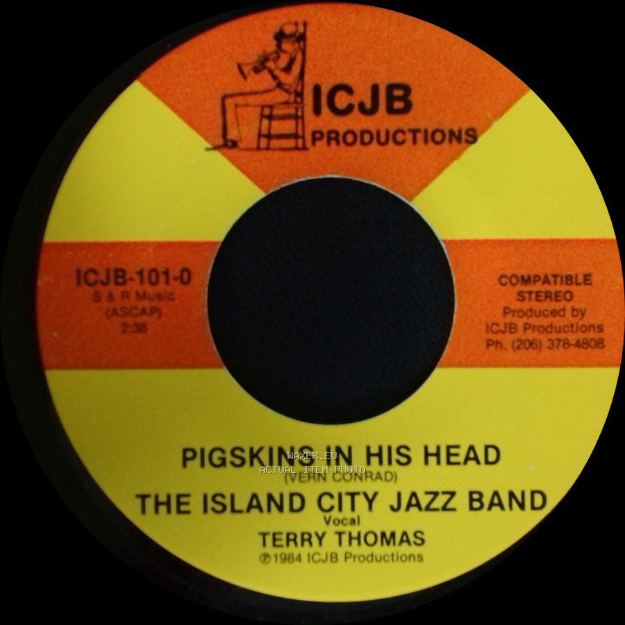 The Island City Jazz Band - Pigskin Blues / Pigskins In His Head side B
