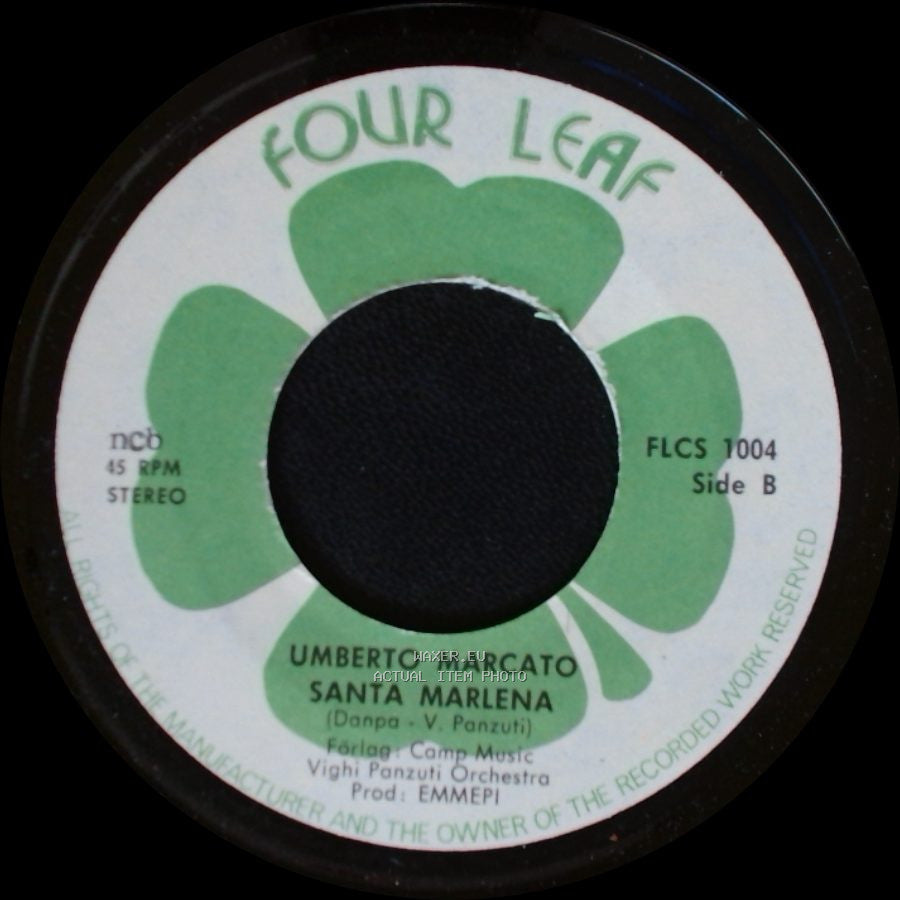 Umberto Marcato - Volare (Nel Blu Dipinto Di Blu) / Santa Marlena side B