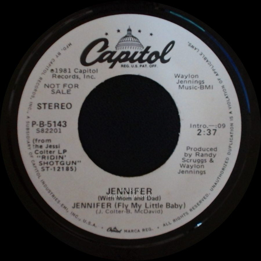 Jennifer - Jennifer (Fly My Little Baby) / Jennifer (Fly My Little Baby) side B