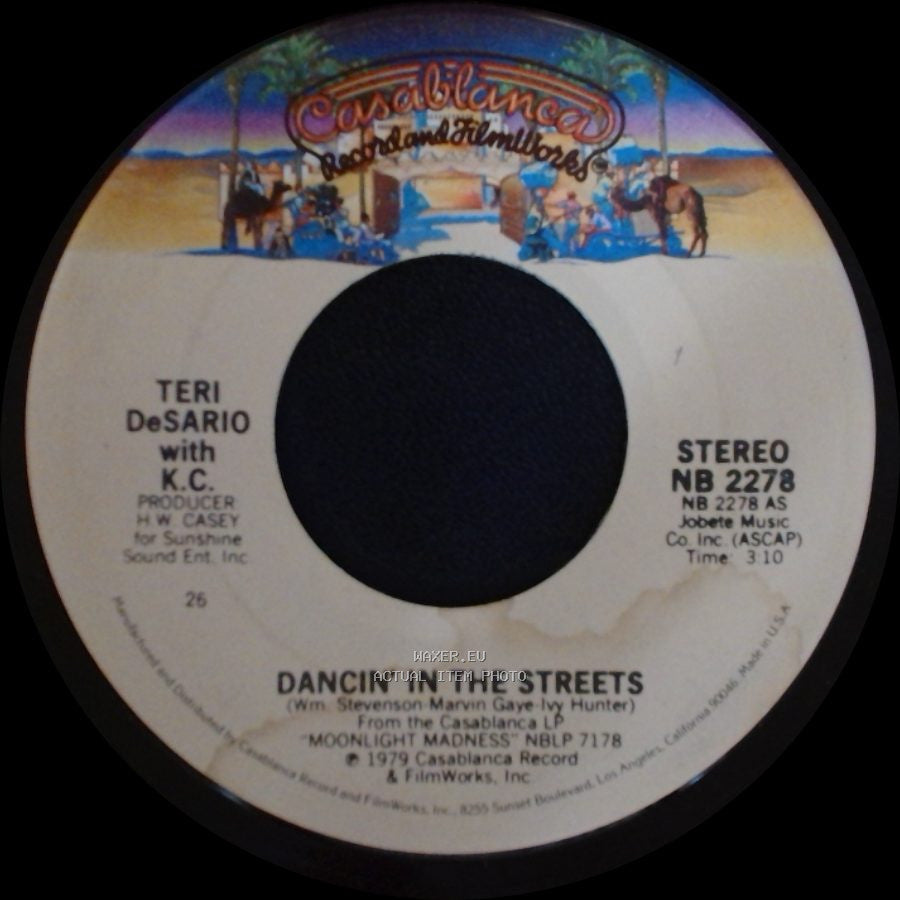 Teri Desario With K.C. - Dancin' In The Streets / Moonlight Madness side A