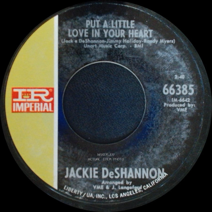Jackie Deshannon - Always Together / Put A Little Love In Your Heart side B