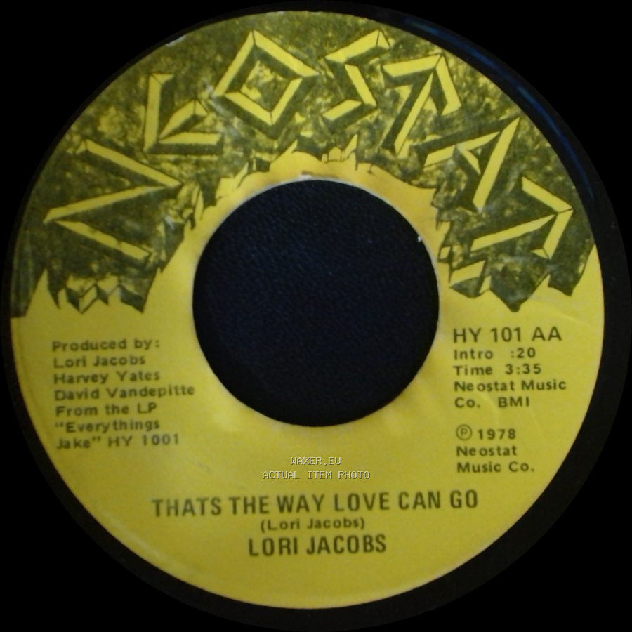 Lori Jacobs - One More Drink / Thats The Way Love Can Go side B