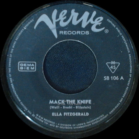 Ella Fitzgerald - Mack The Knife / Lorelei side A
