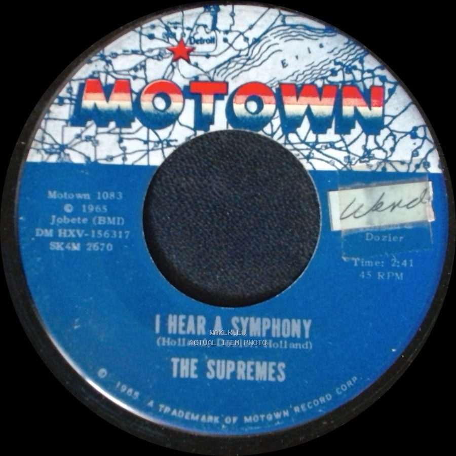 The Supremes - I Hear A Symphony / Who Could Ever Doubt My Love side A