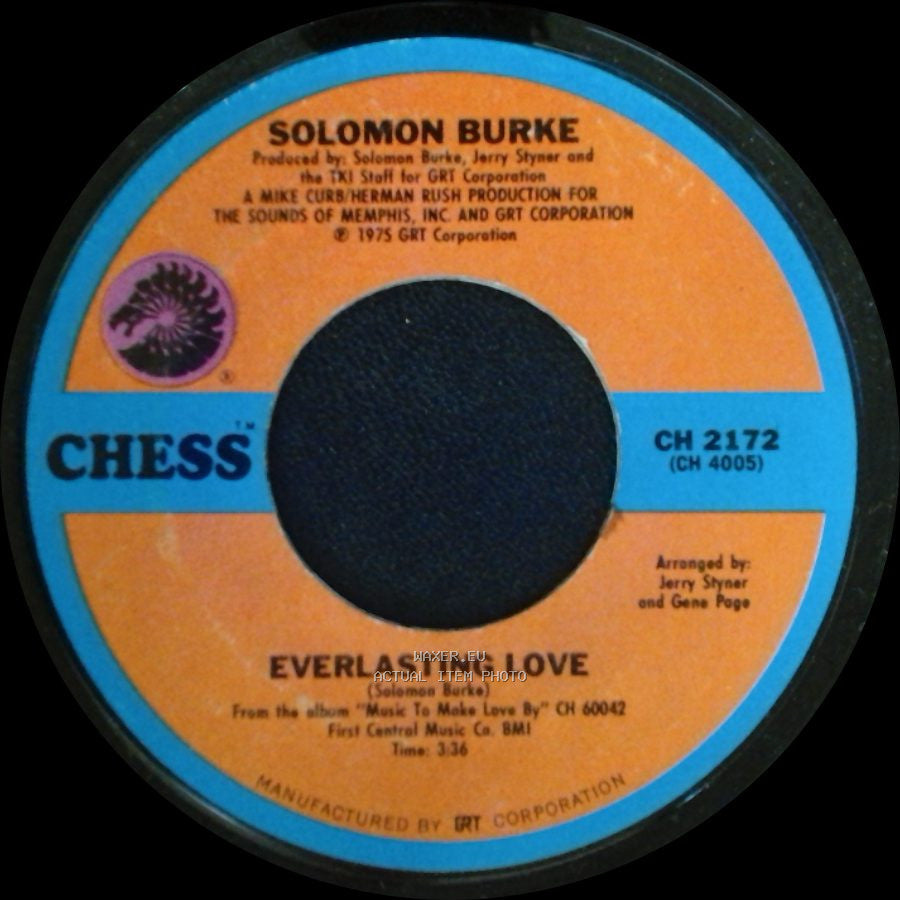 Solomon Burke - Let Me Wrap My Arms Around You / Everlasting Love side B
