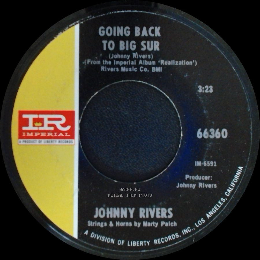Johnny Rivers - Going Back To Big Sur / These Are Not My People side A