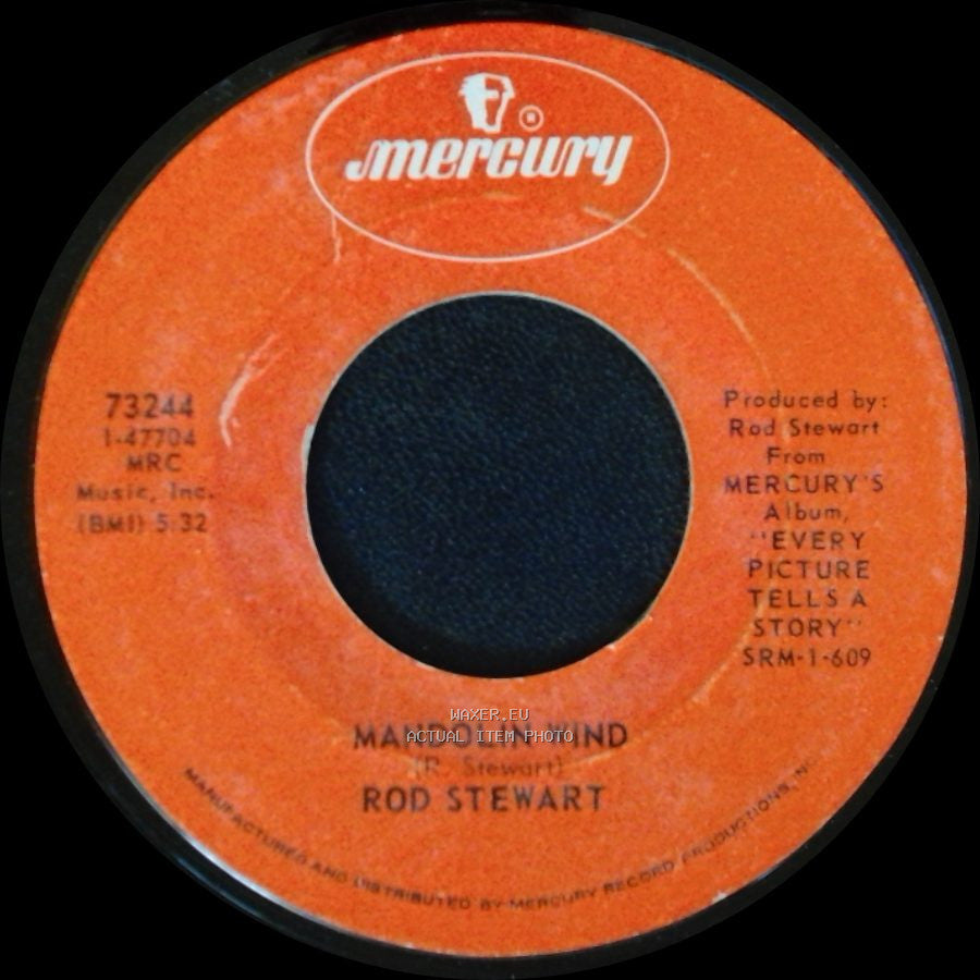 Rod Stewart With Faces / Rod Stewart - (I Know) I'm Losing You / Mandolin Wind side B