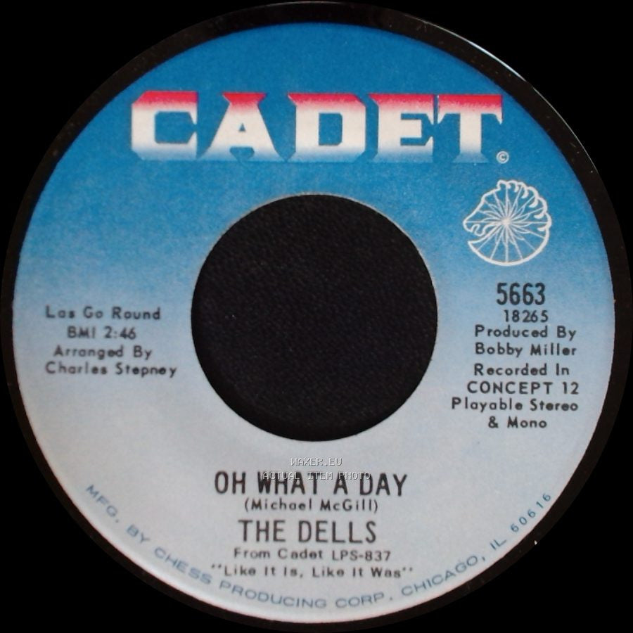 The Dells - Oh What A Day / The Change We Go Thru (For Love) side B