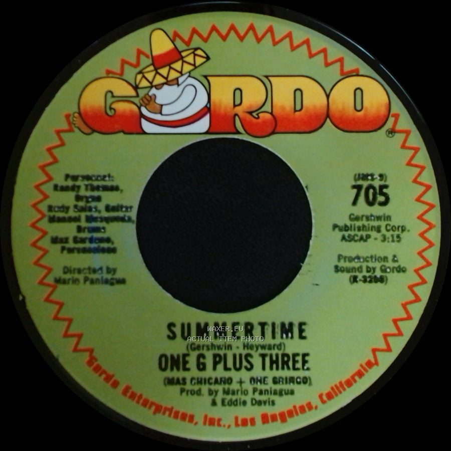 One G Plus Three - Poquito Soul / Summertime side B