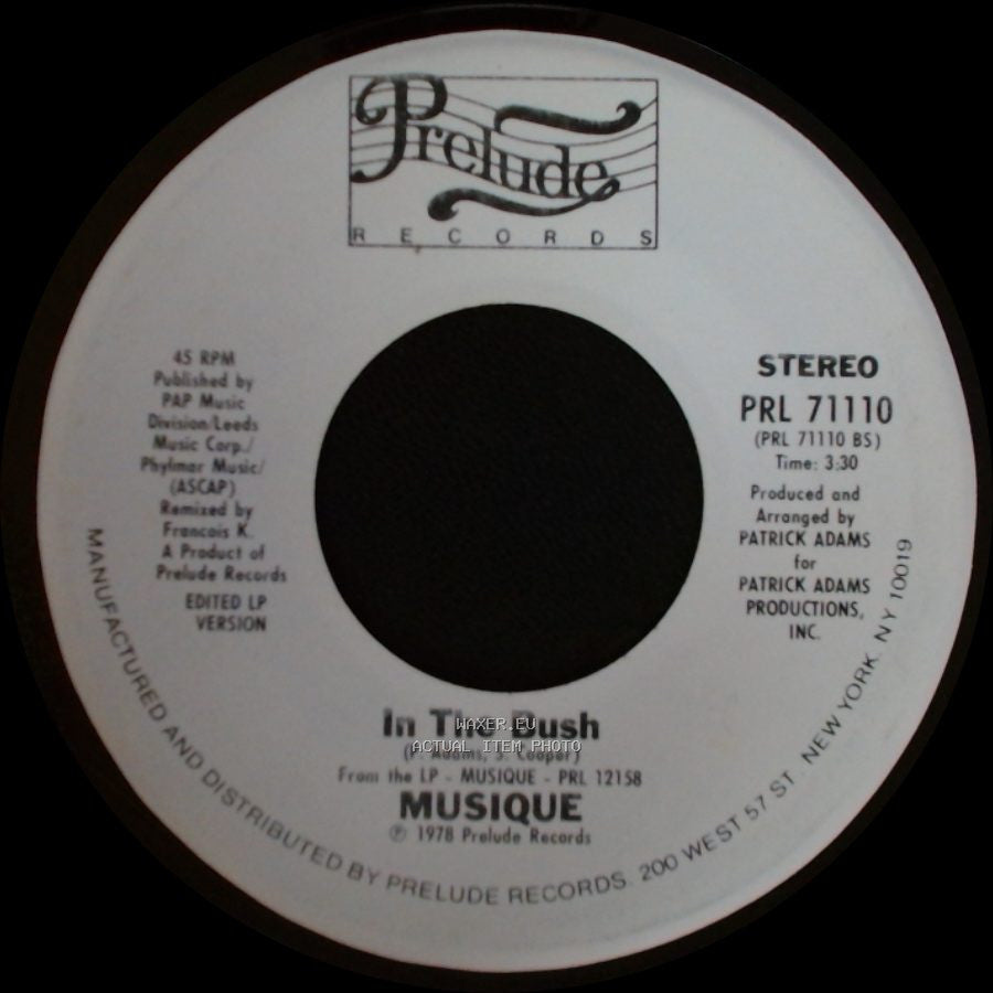 Musique - In The Bush / In The Bush side A